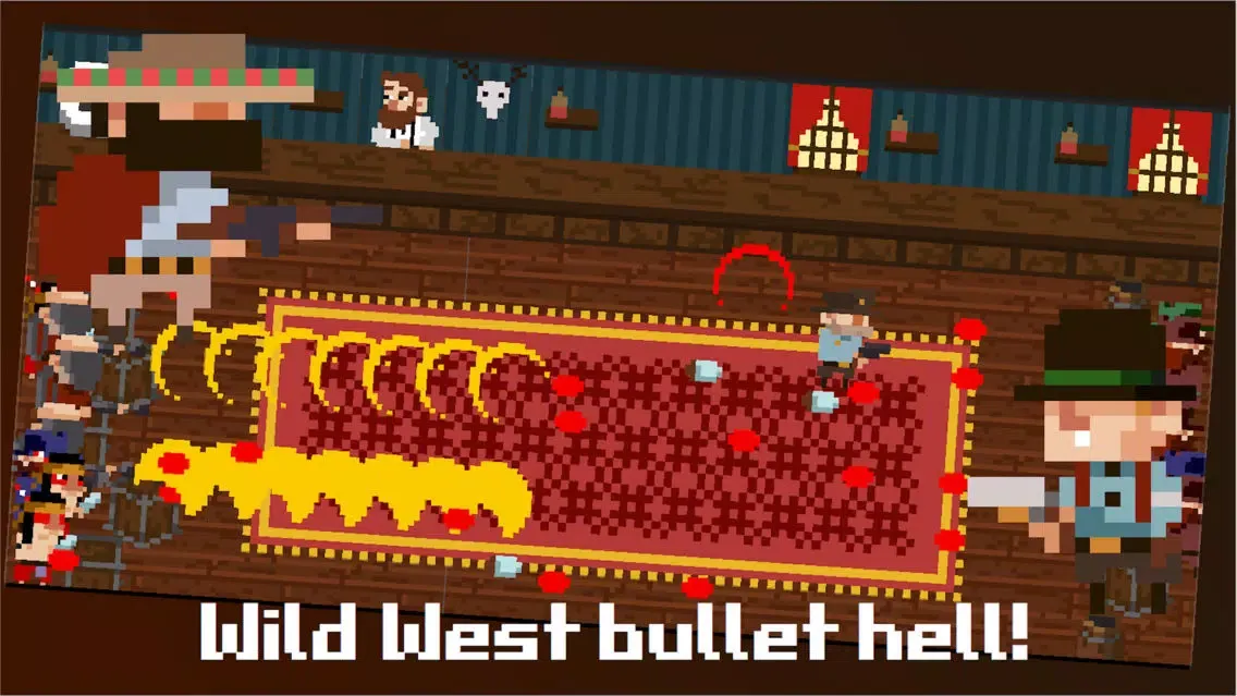 Tiny Wild West - Endless 8-bit pixel bullet hell 스크린샷