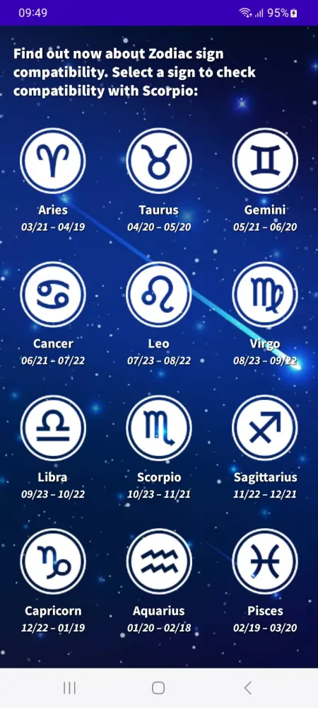 Captures d'écran de Daily Horoscope Scorpio 2025