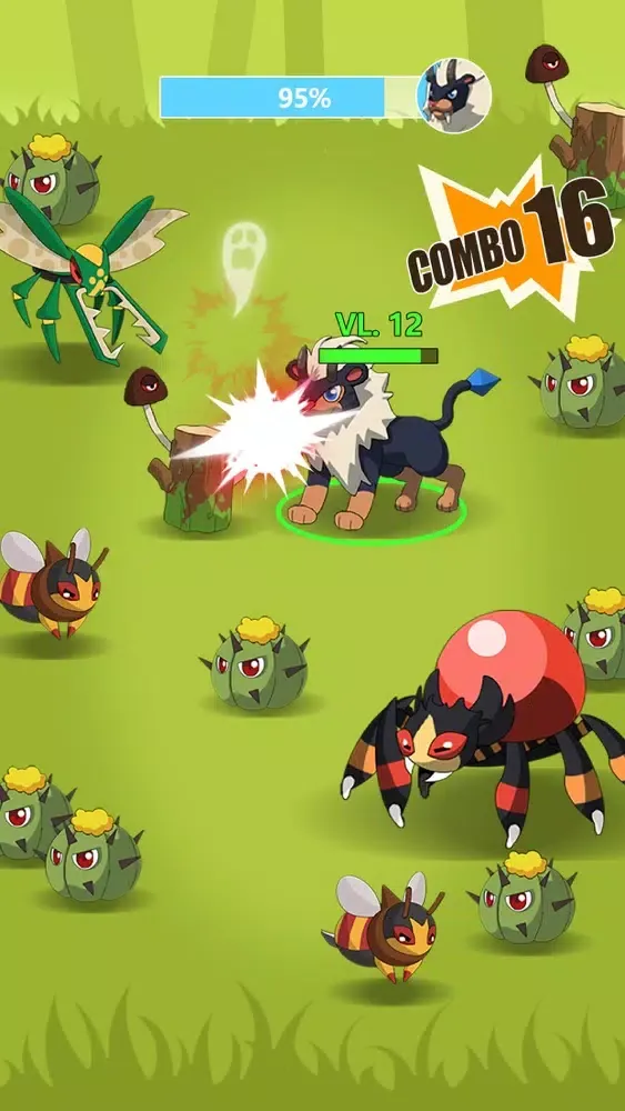 Zrzuty ekranu monsters evolution run