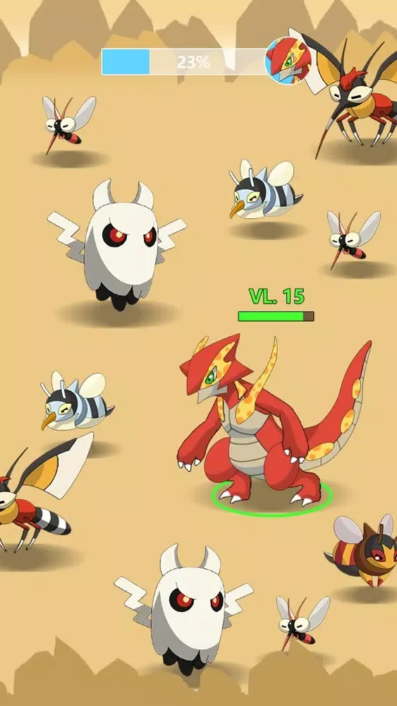Zrzuty ekranu monsters evolution run