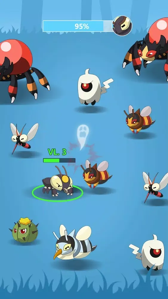 Zrzuty ekranu monsters evolution run