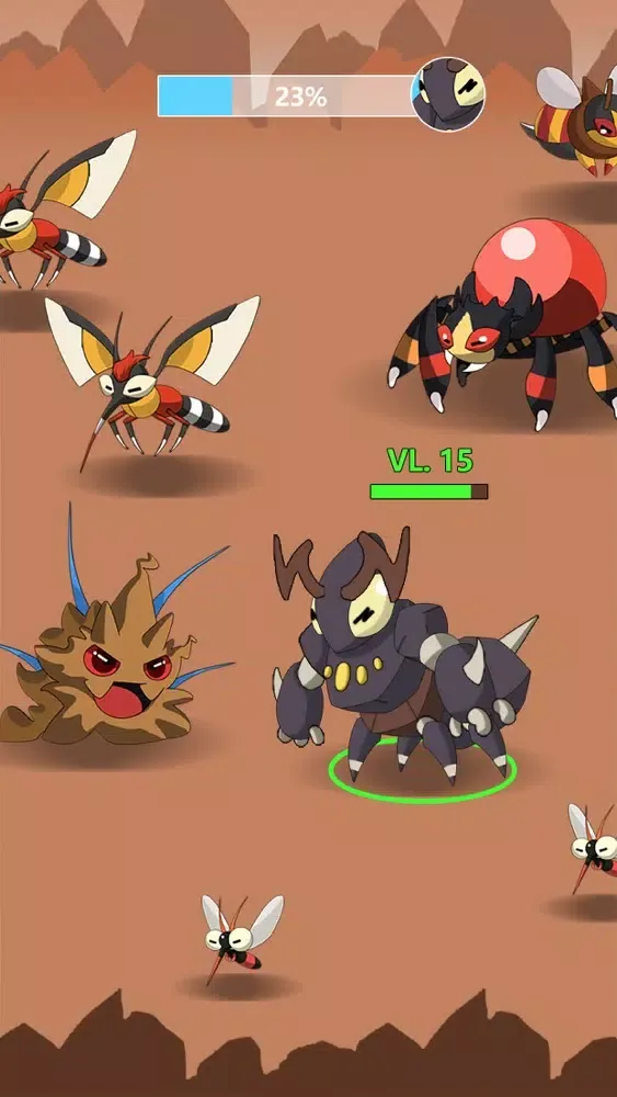 Zrzuty ekranu monsters evolution run
