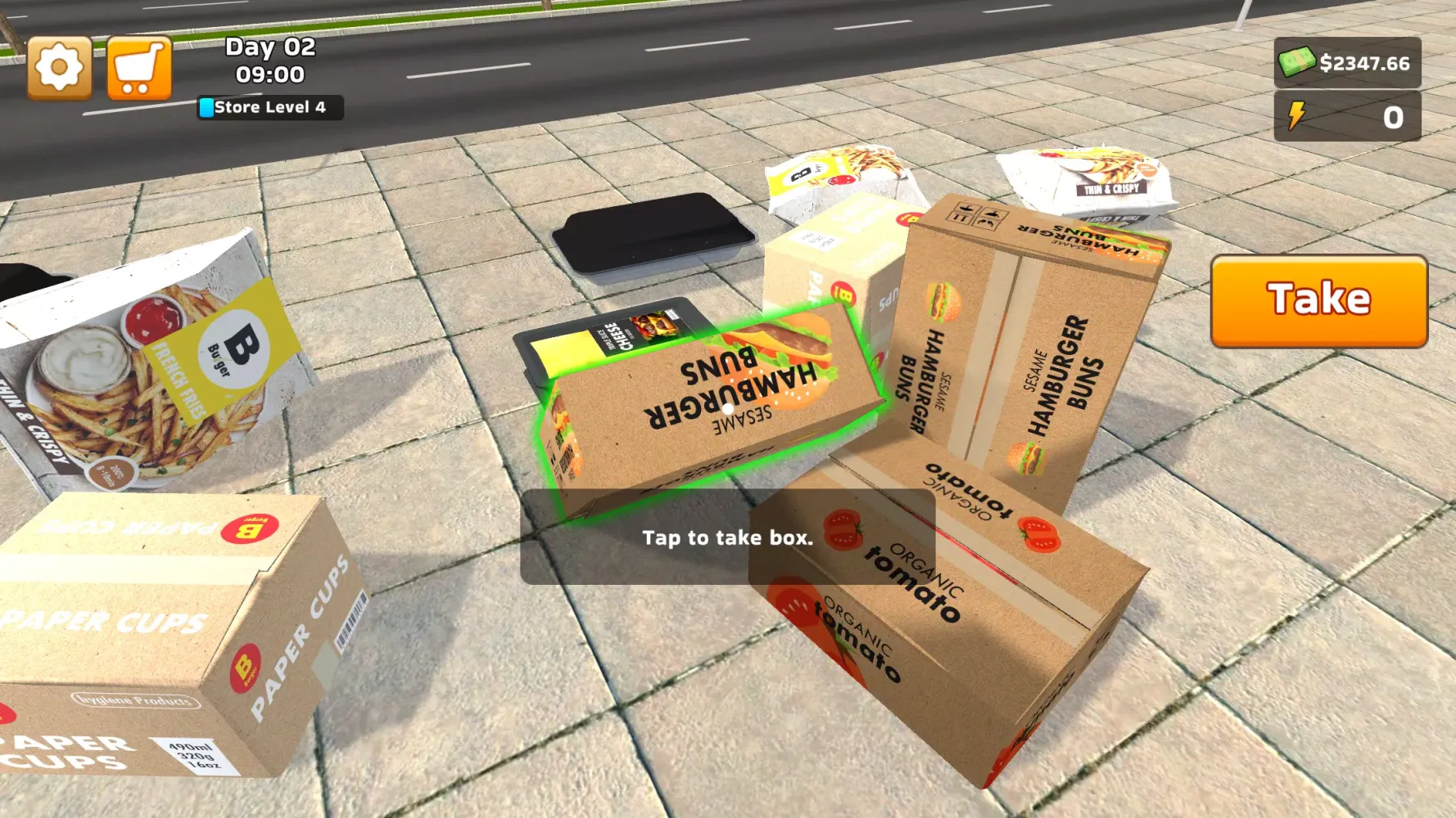 ภาพหน้าจอของ Burger Simulator