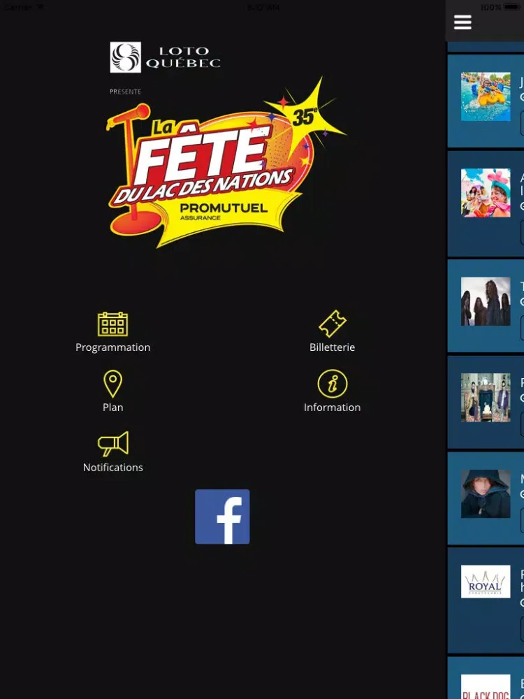 Fête du Lac des Nations 2016 iPad  Screenshots