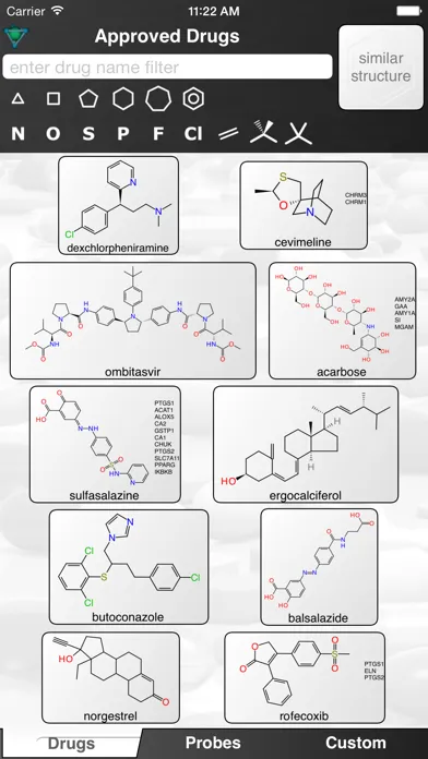Capturas de pantalla de Approved Drugs