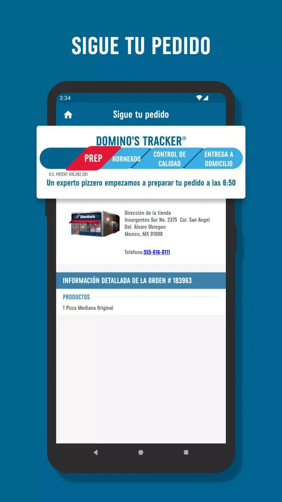 Domino's Pizza México Screenshots