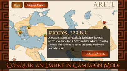 Tangkapan layar Arete: Battles of Alexander
