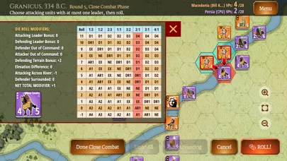Tangkapan layar Arete: Battles of Alexander