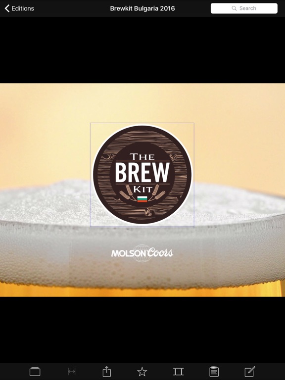 Ảnh chụp màn hình của Molson Coors Beer Point iPad 