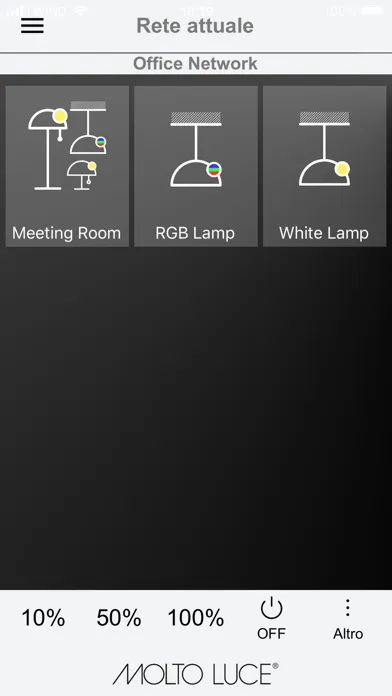 MOLTO LUCE SMART APP سکرین شاٹس