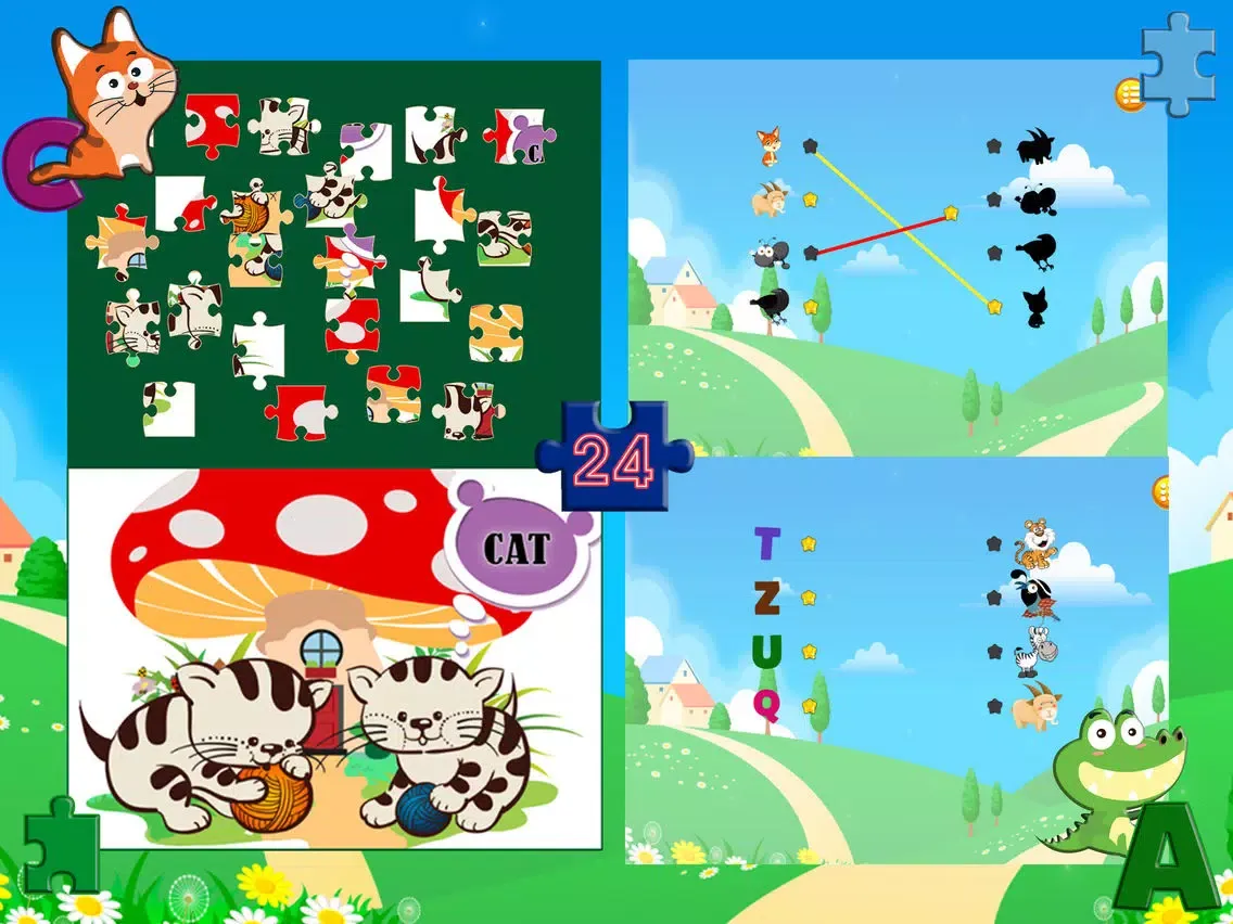 Zrzuty ekranu ABC Alphabet - Jigsaw puzzle! iPad 