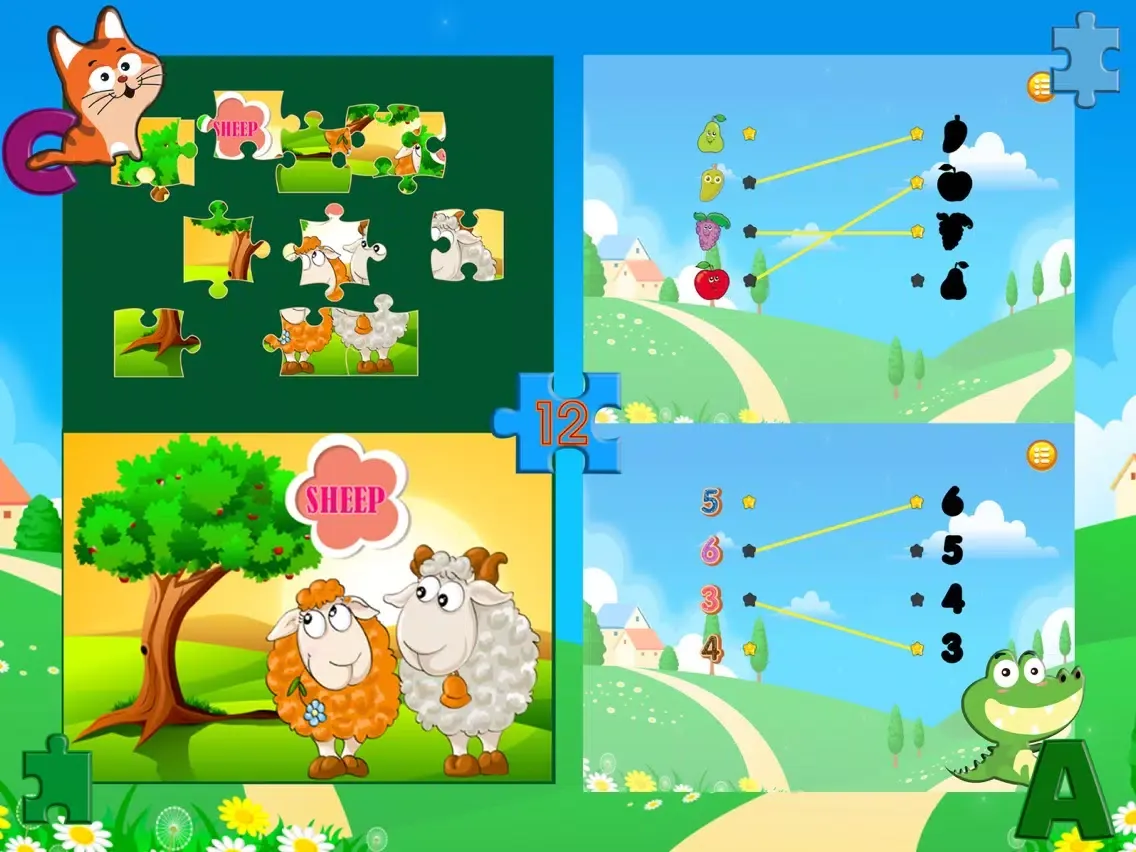 Zrzuty ekranu ABC Alphabet - Jigsaw puzzle! iPad 