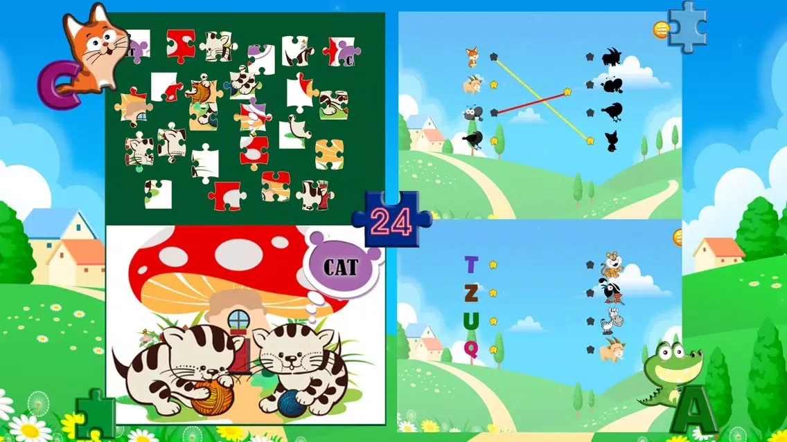 Zrzuty ekranu ABC Alphabet - Jigsaw puzzle!