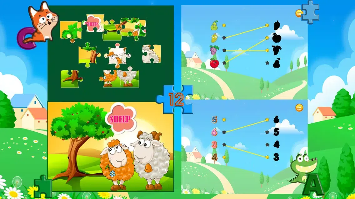 Zrzuty ekranu ABC Alphabet - Jigsaw puzzle!