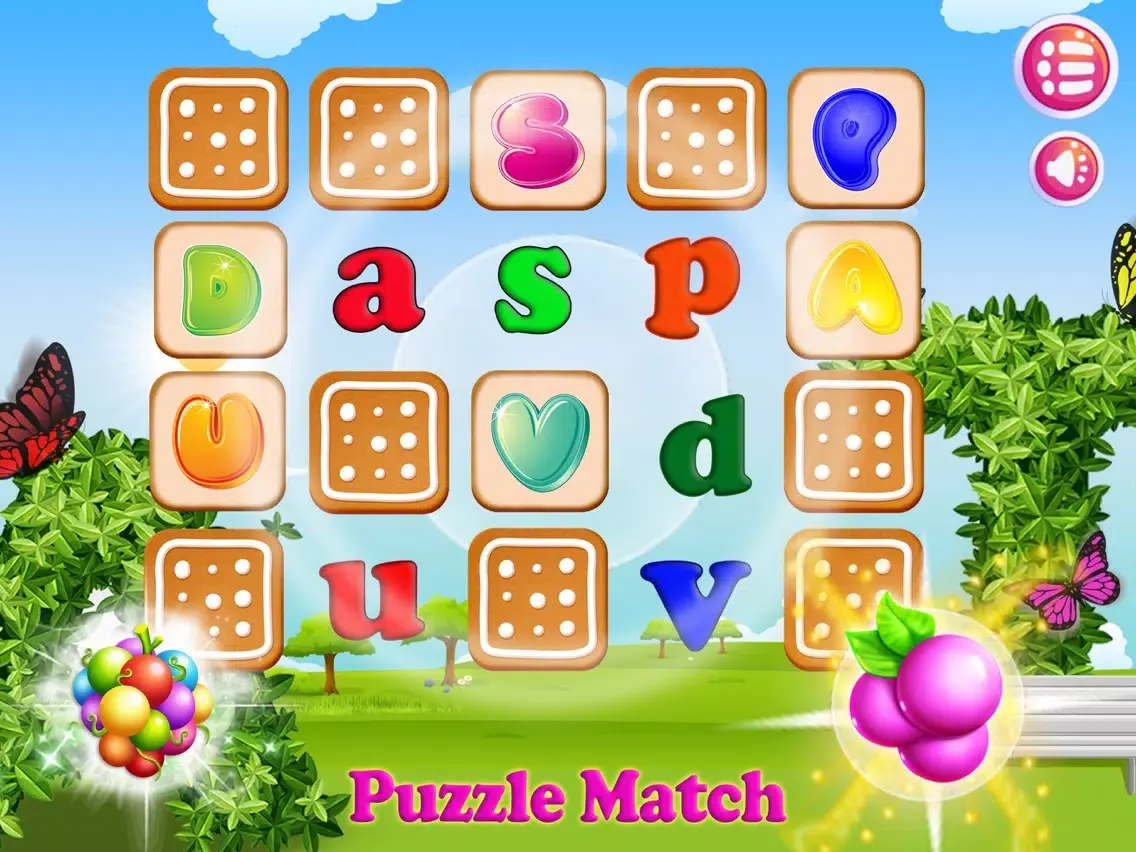 Abc Alphabet Learning Match iPad 应用截图