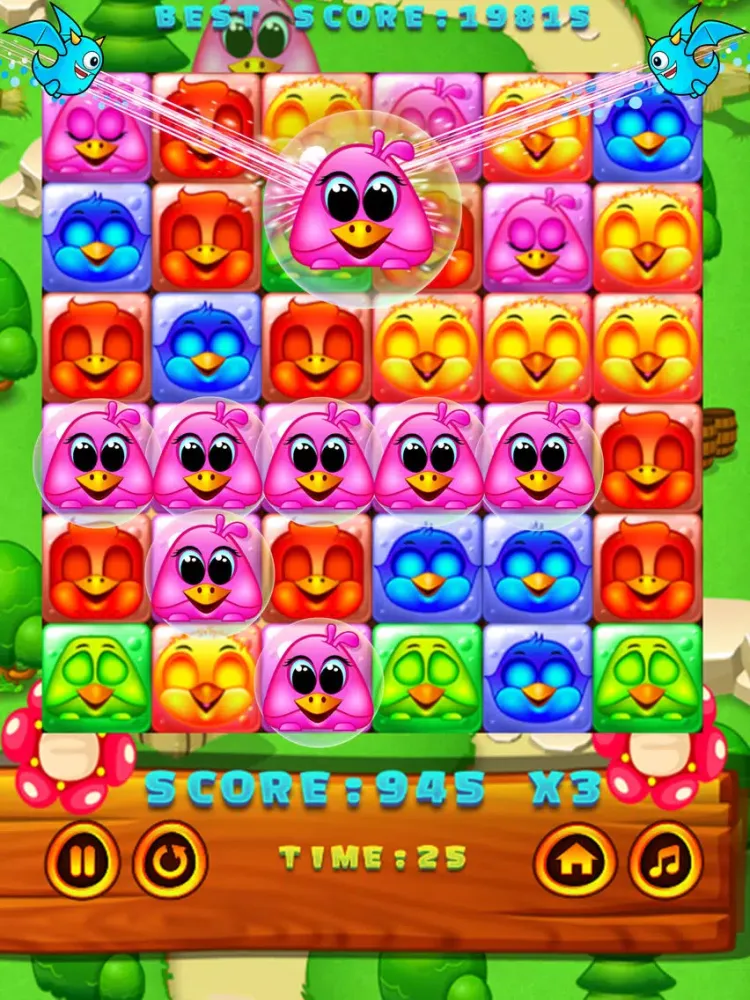 Birds Links - Match3 Hero iPad  سکرین شاٹس