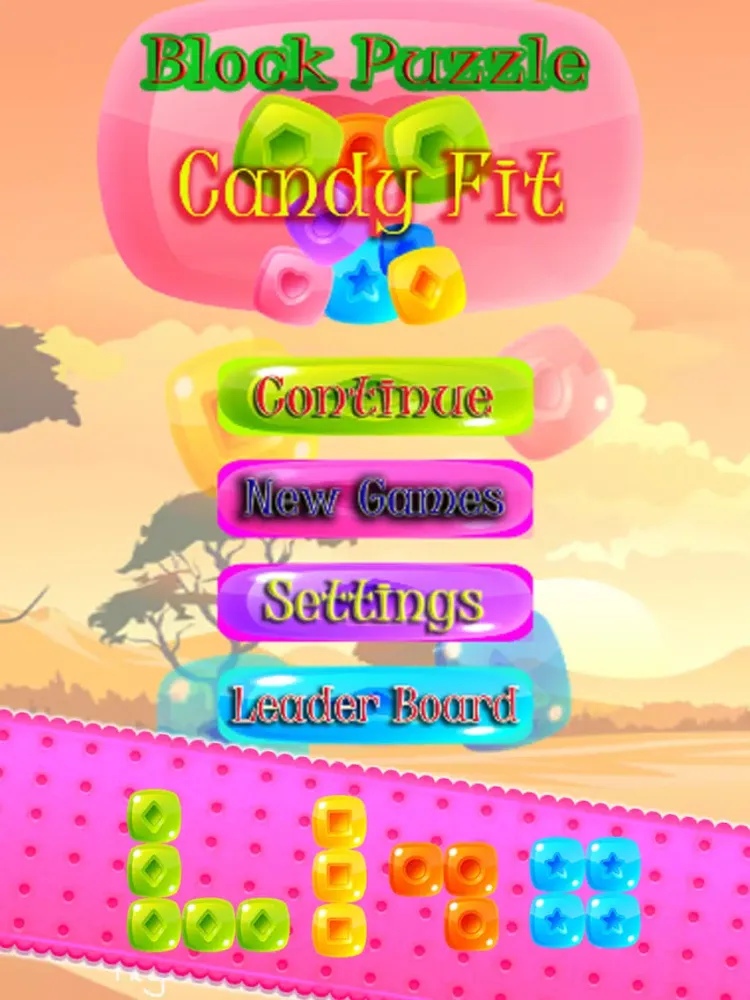 Captures d'écran de Block Puzzle Candy Fit iPad 