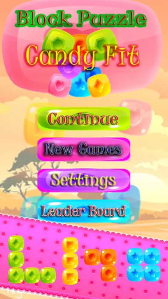Captures d'écran de Block Puzzle Candy Fit