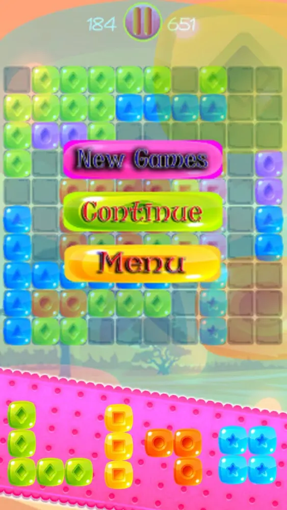 Captures d'écran de Block Puzzle Candy Fit