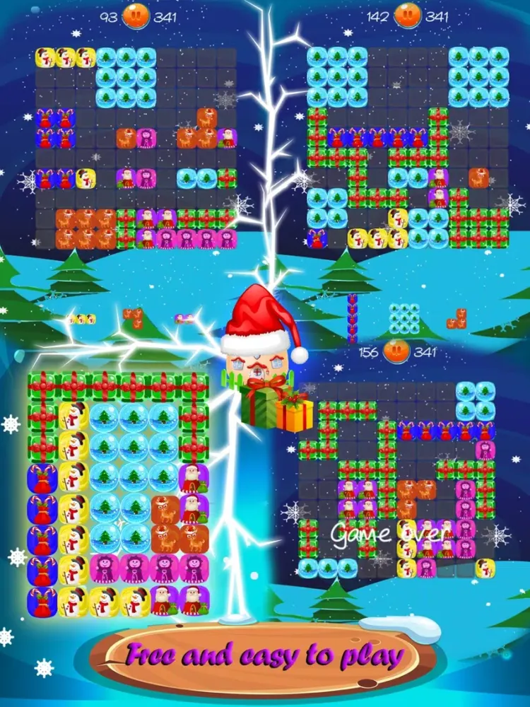 Captures d'écran de Christmas Block : Puzzle Santa iPad 