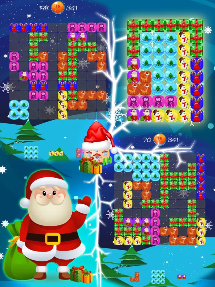 Captures d'écran de Christmas Block : Puzzle Santa iPad 