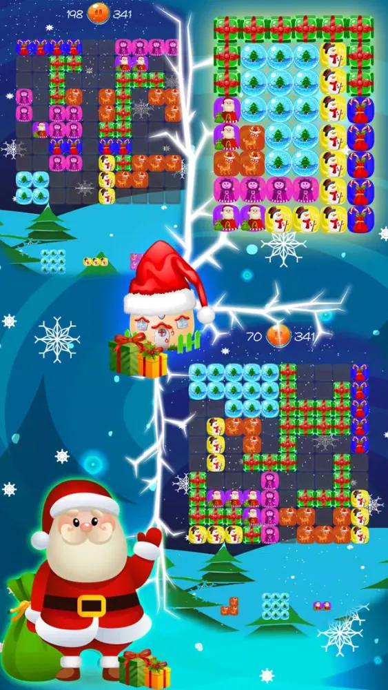 Captures d'écran de Christmas Block : Puzzle Santa