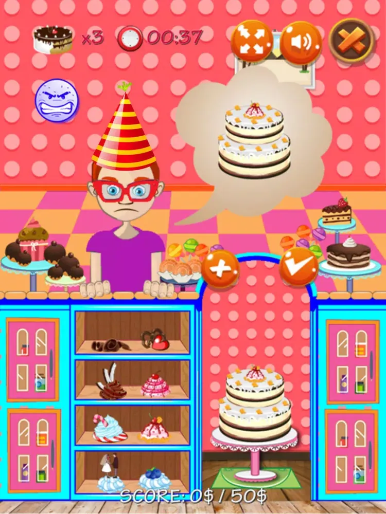 Ảnh chụp màn hình của Cooking Candy Bakery & My Sweet Cake! iPad 