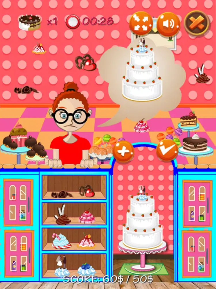 Ảnh chụp màn hình của Cooking Candy Bakery & My Sweet Cake! iPad 