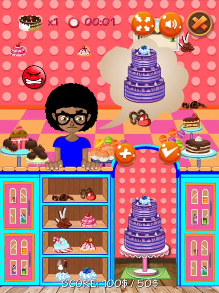 Ảnh chụp màn hình của Cooking Candy Bakery & My Sweet Cake! iPad 