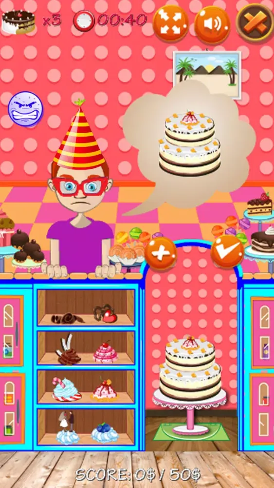 Ảnh chụp màn hình của Cooking Candy Bakery & My Sweet Cake!