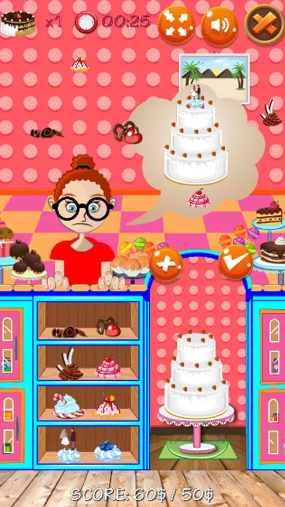 Ảnh chụp màn hình của Cooking Candy Bakery & My Sweet Cake!