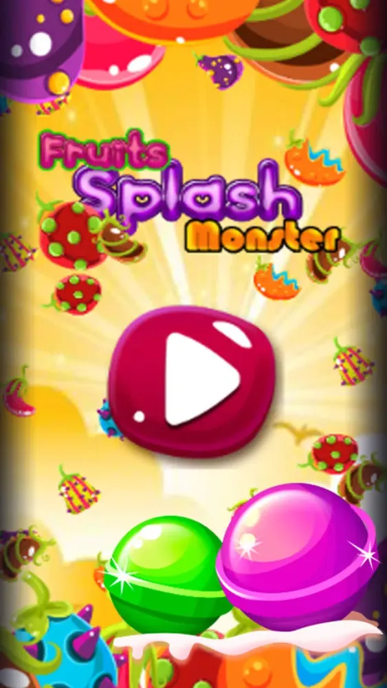 ภาพหน้าจอของ Fruits splash monster