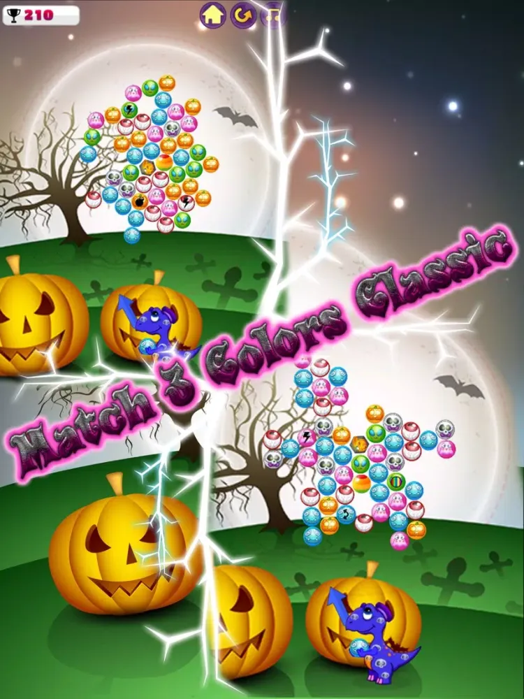 Capturas de tela do Halloween Bubble: Dino Shooter iPad 