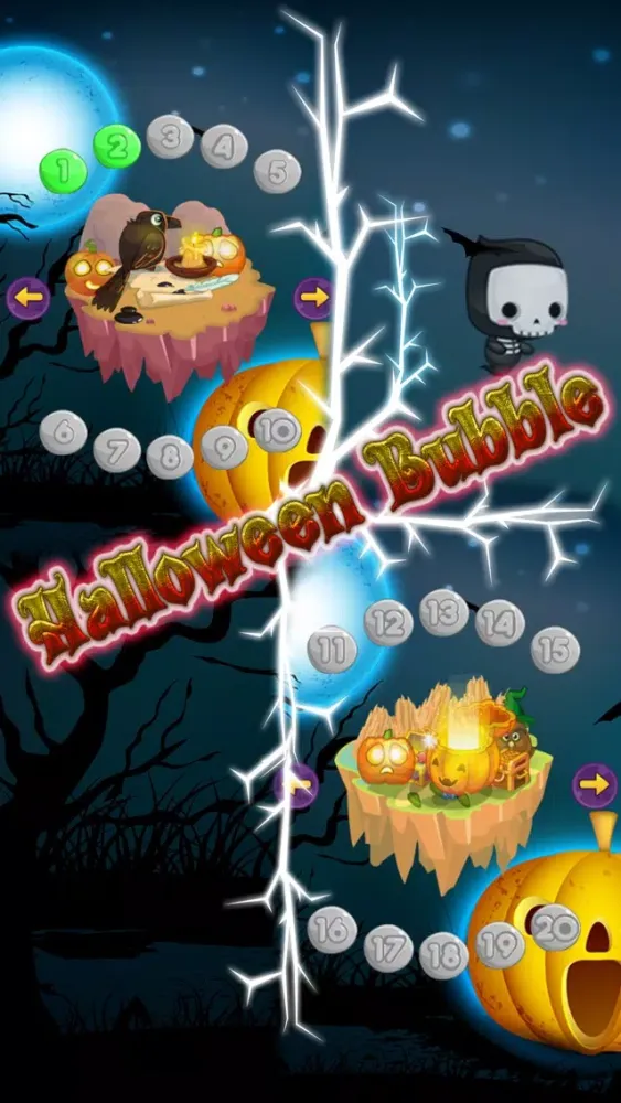 Capturas de tela do Halloween Bubble: Dino Shooter