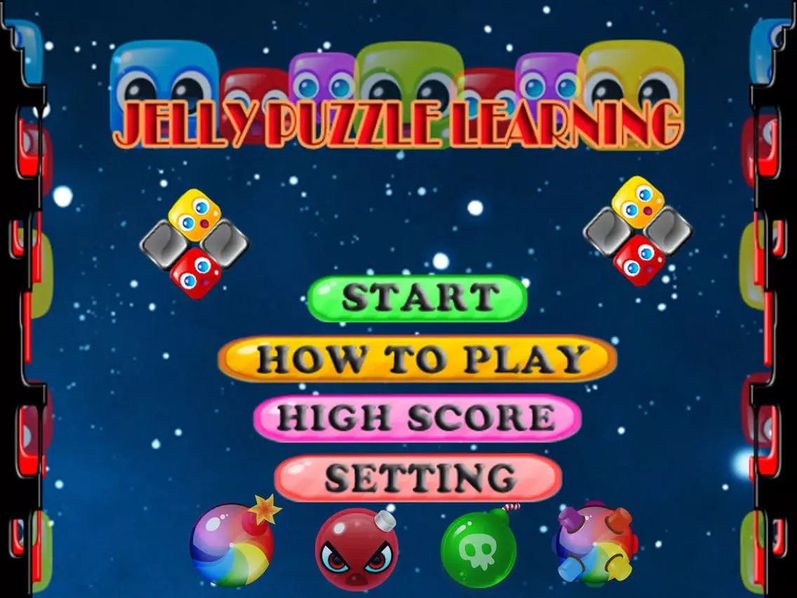 Jelly Puzzle Learning - Block Fit! iPad  스크린샷