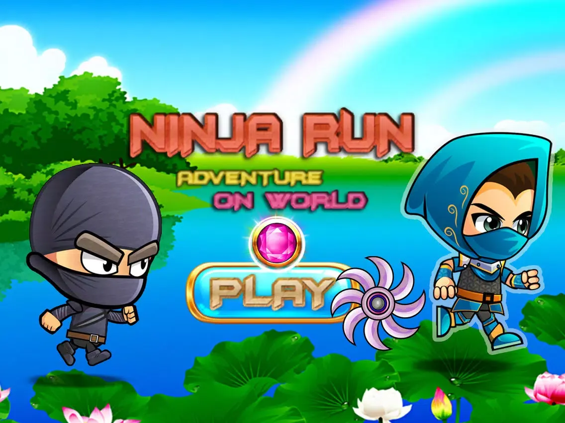 Ninja Run - Adventure On World iPad 应用截图