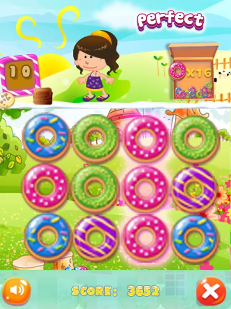 Capturas de pantalla de Swipe Donut Match 3 iPad 
