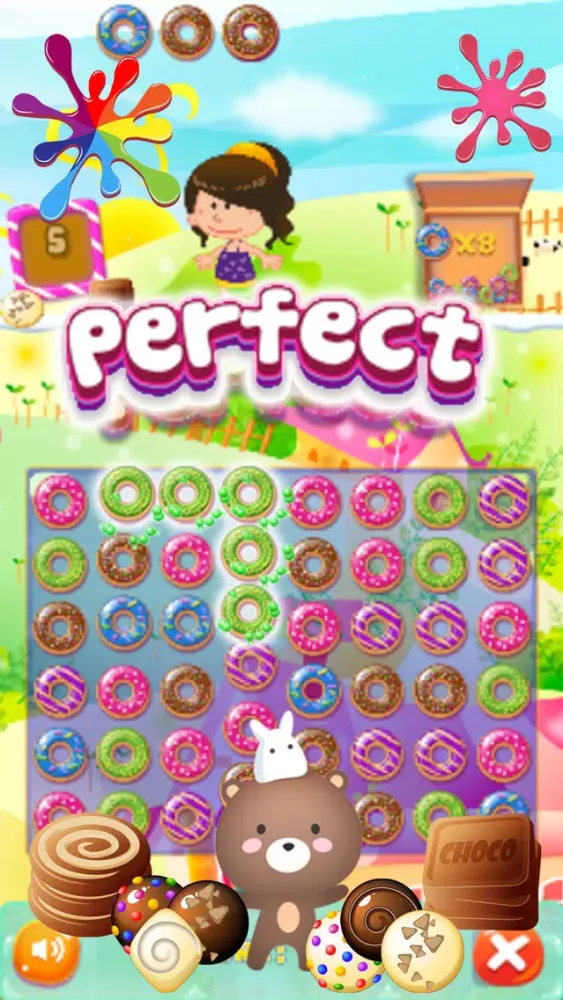 Capturas de pantalla de Swipe Donut Match 3
