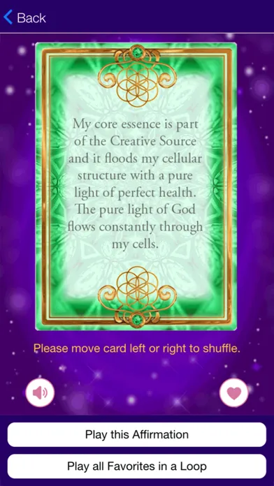 ภาพหน้าจอของ Affirmations for your Soul