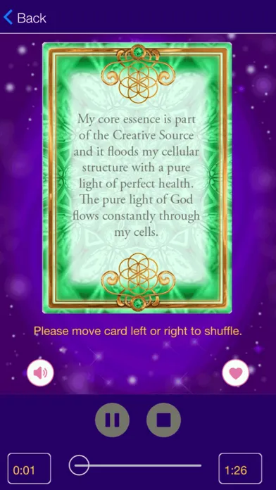 ภาพหน้าจอของ Affirmations for your Soul