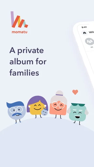 Zrzuty ekranu Momatu: Family Photo Album