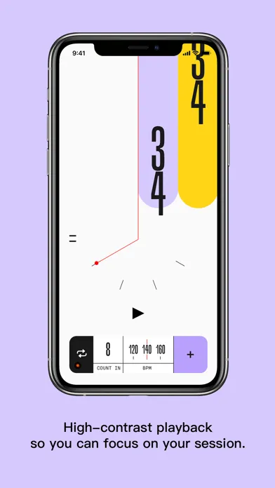 Ảnh chụp màn hình của Liminal Metronome