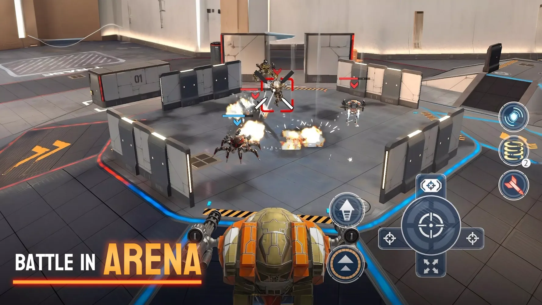 Capturas de tela do Mech Wars