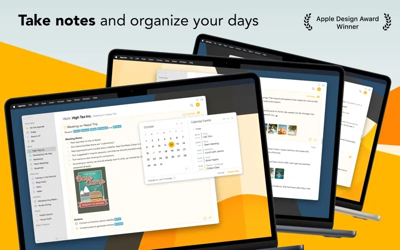Agenda - Notes meets Calendar स्क्रीनशॉट
