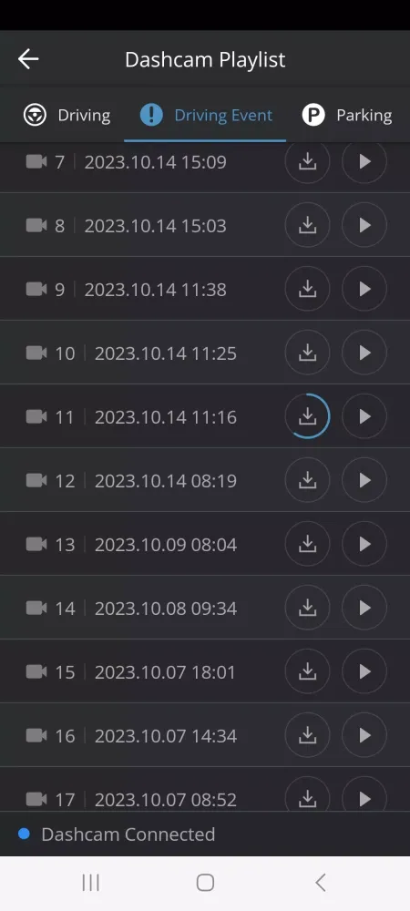 Momento Dash Cam Viewer Ekran Görüntüleri