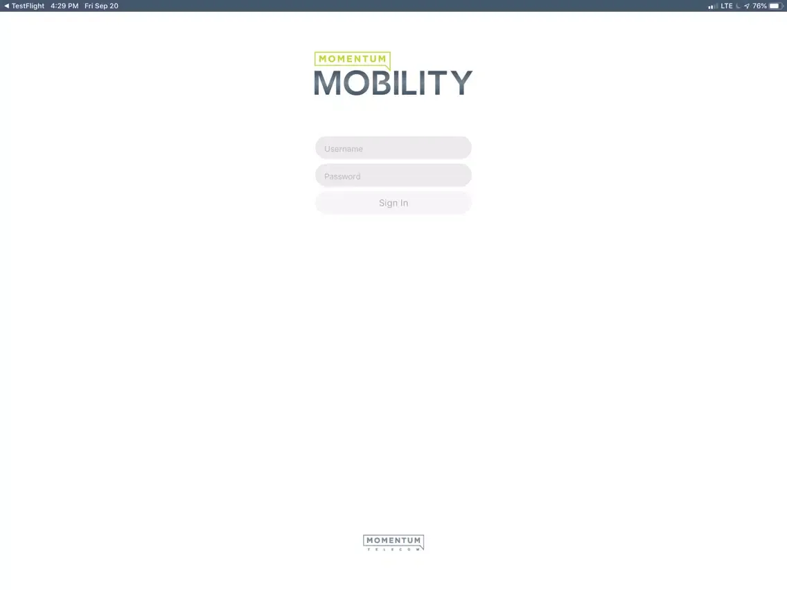 Momentum Mobility iPad  Screenshots