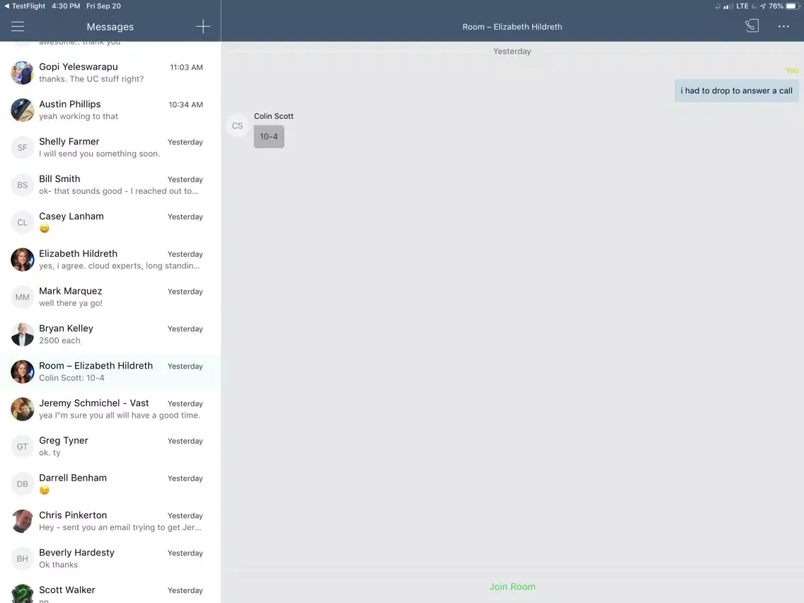 Momentum Mobility iPad  Screenshots