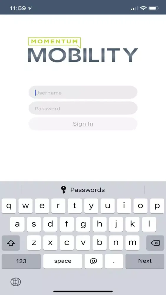 Momentum Mobility Screenshots