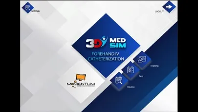 Capturas de pantalla de 3DMedSim-Intravenous Catheter