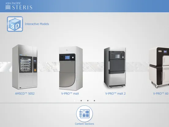 ภาพหน้าจอของ Steris IPT Connect AsiaPacific iPad 